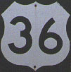 US 36 sign